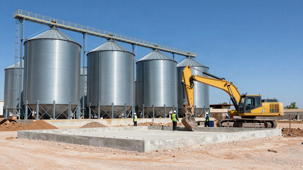 Movimiento de suelos para plantas de acopio, silos y parques industriales: por qué la base define todo