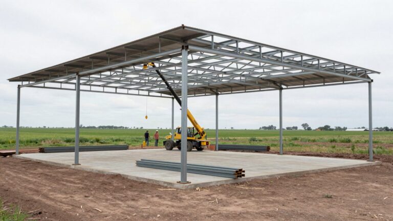 Cuánto tarda construir un galpón agropecuario (y qué lo atrasa)